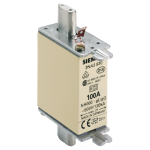 Плавкая вставка низковольтная GL/GG, типоразмер 00 Siemens 3NA3830