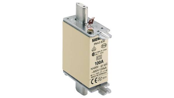 Плавкая вставка низковольтная GL/GG, типоразмер 00 Siemens 3NA3830