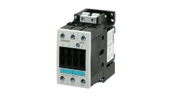Силовой контактор, AC-3 50 A, 22 кВт / 400 В, 230 В AC, 50 / 60 Гц, 3-полюсный, типоразмер S2, винтовая клемма Siemens 3RT1036-1AL20