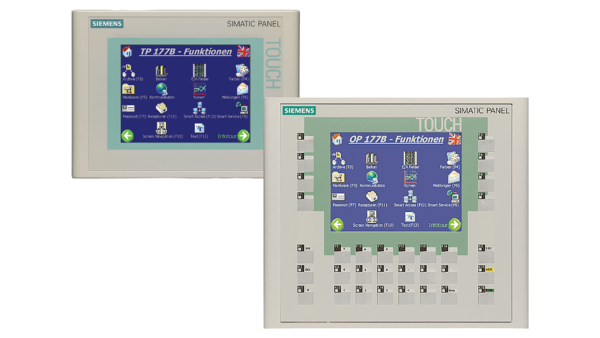 SIMATIC TP 177B DP, сенсорная панель оператора Siemens 6AV6642-0BC01-1AX1