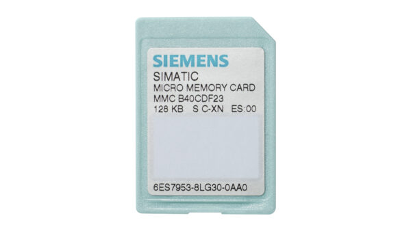 Микрокарта память SIMATIC S7 для S7-300/C7/ET 200, 3,3 В Nflash, 64 КБ Siemens 6ES7953-8LF31-0AA0