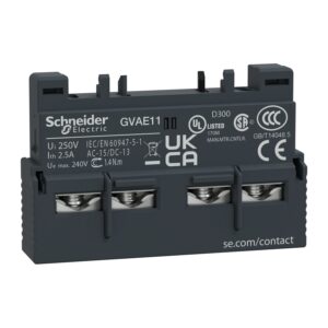 ДОПОЛНИТЕЛЬНЫЙ ФРОНТАЛЬНЫЙ БЛОК КОНТАКТОВ НО+НЗ Schneider Electric GVAE11