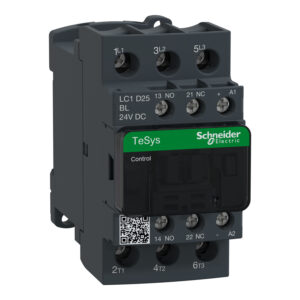 Контактор D 3P, 25А,НО+НЗ,24B,2.4ВТ,расширенный Schneider Electric LC1D25BL