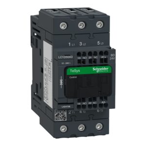 Контактор D 3P EVERLINK AC3 440В 50A пружинный 24В DC Schneider Electric LC1D50A3BD