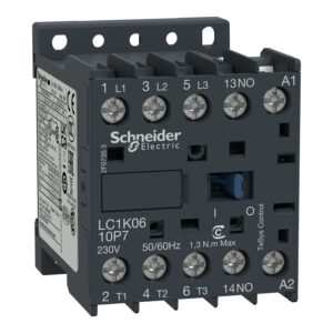 Контактор K 3P, 6А,НО,24В винтовой зажим Schneider Electric LC1K0610B7