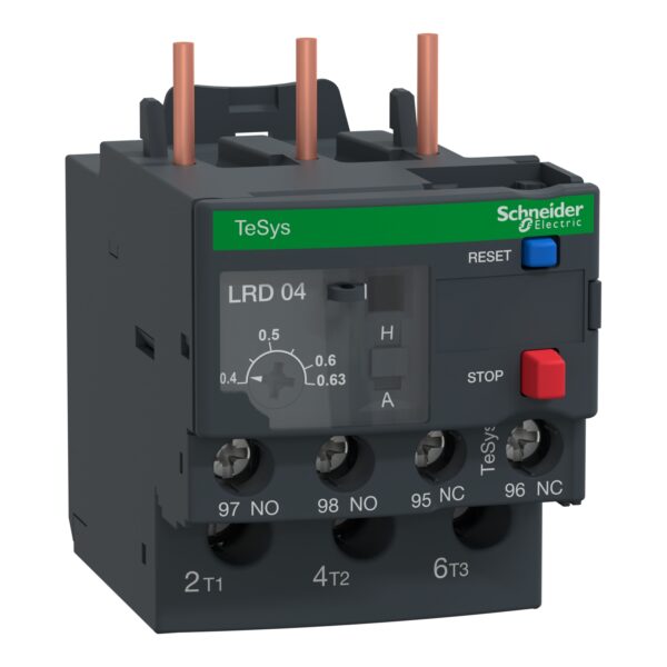 Тепловые реле перегрузки 0,40-0,63А класс 10A Schneider Electric LRD04