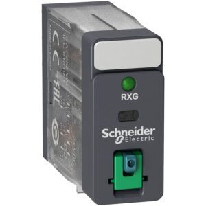 Электромеханическое реле, 5А, 2 CO, с LED, с блокируемой тестовой кнопкой, 24VDC Schneider Electric RXG22BD