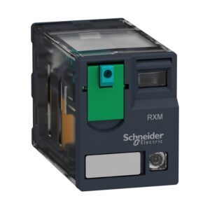 Миниатюрное реле, 6 A, 4 CO, с LED, с блокируемой тестовой кнопкой, 24VDC Schneider Electric RXM4AB2BD