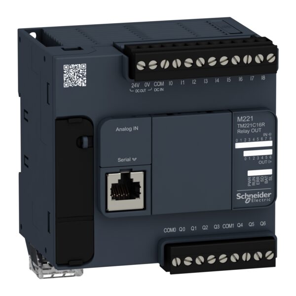КОНТРОЛЛЕР M221-16IO РЕЛЕ, PID РЕГУЛЯТОР Schneider Electric TM221C16R