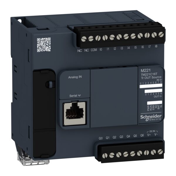 КОНТРОЛЛЕР M221-16IO ТРАНЗИСТ ИСТОЧНИК Schneider Electric TM221C16T