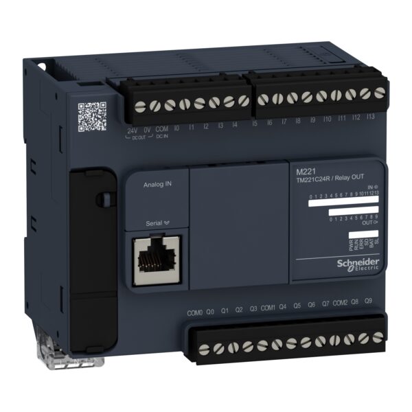 КОНТРОЛЛЕР M221-24IO РЕЛЕ, ЧАСЫ Schneider Electric TM221C24R