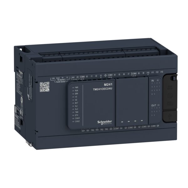 КОНТРОЛЛЕР M241-24IO РЕЛЕ, ТРАНЗИСТ Schneider Electric TM241C24R