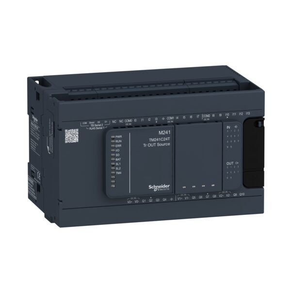 КОНТРОЛЛЕР M241-24IO ТРАНЗИСТОРНЫЙ ИСТОЧНИК, PNP Schneider Electric TM241C24T