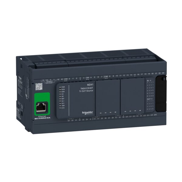 КОНТРОЛЛЕР M241-40IO ТРАНЗИСТ ИСТОЧНИК ETHERNET Schneider Electric TM241CE40T