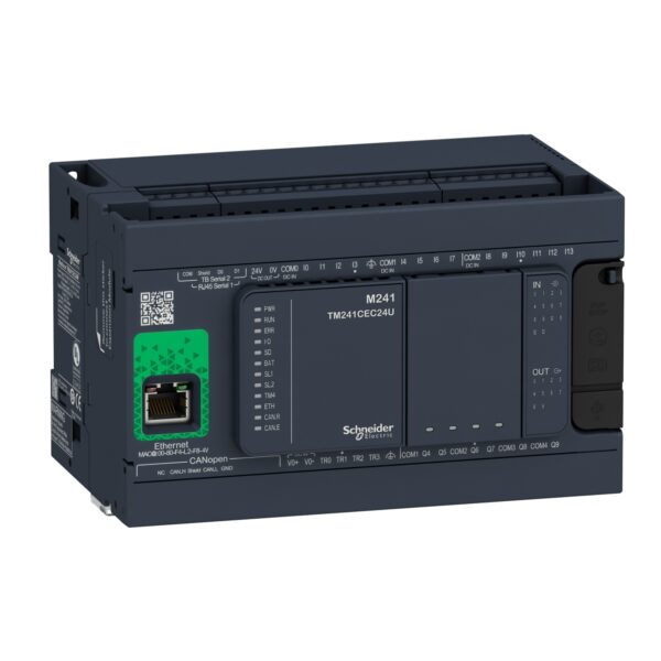 КОНТРОЛЛЕР M241-24IO РЕЛЕ ETHERNET CAN MASTER Schneider Electric TM241CEC24R