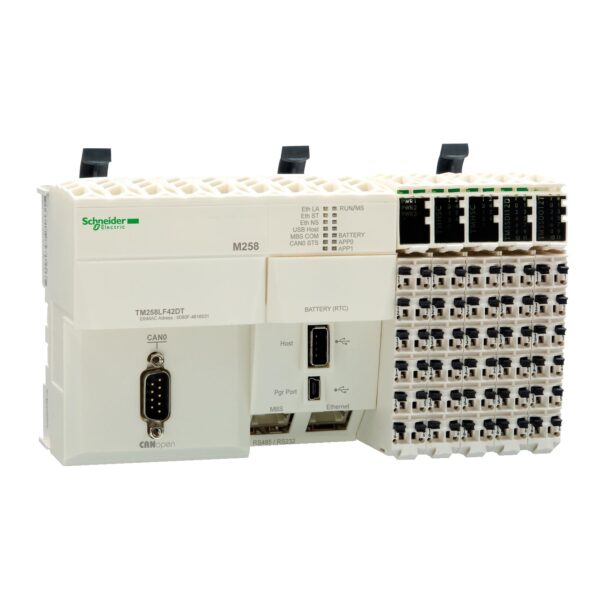 КОНТРОЛЛЕР M258 ETHERNET/CAN/ПОСЛ. ИНТЕР/42ВХ/ВЫX Schneider Electric TM258LF42DT