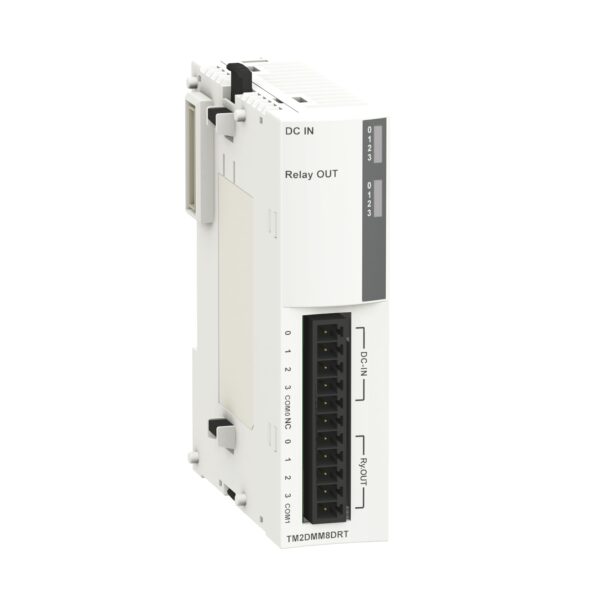 МОДУЛЬ РАСШИРЕНИЯ 4ВХ =24В/ 4ВЫХ РЕЛЕ Schneider Electric TM2DMM8DRT