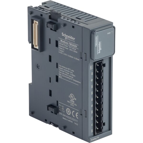 Аналоговый модуль расширения ТМ3- 2 аналоговых входа Schneider Electric TM3AI2H