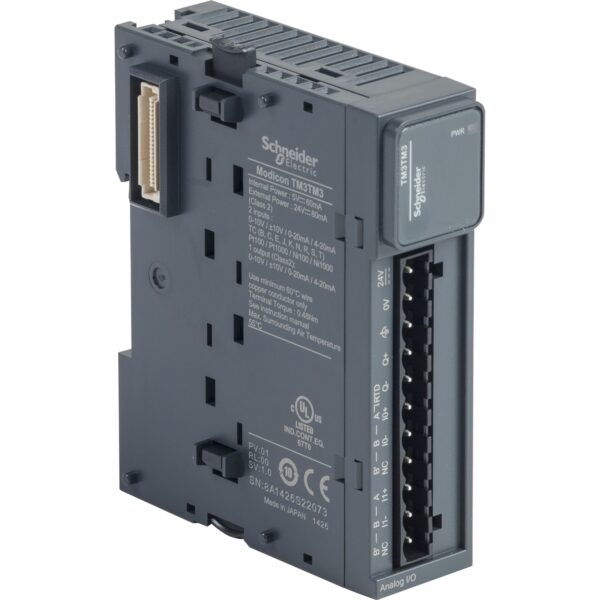 Аналог модуля расширения ТМ3- 2 температурных входа + 1 аналоговый выход Schneider Electric TM3TM3