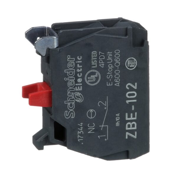 Контактный блок 1НЗ, винтовой зажим Schneider Electric ZBE102