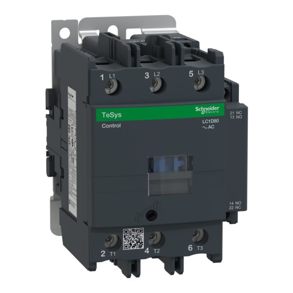 Контактор, D серии, 3P, 80 А, НО+НЗ, 24 В, 50/60 Гц Schneider Electric LC1D80B7