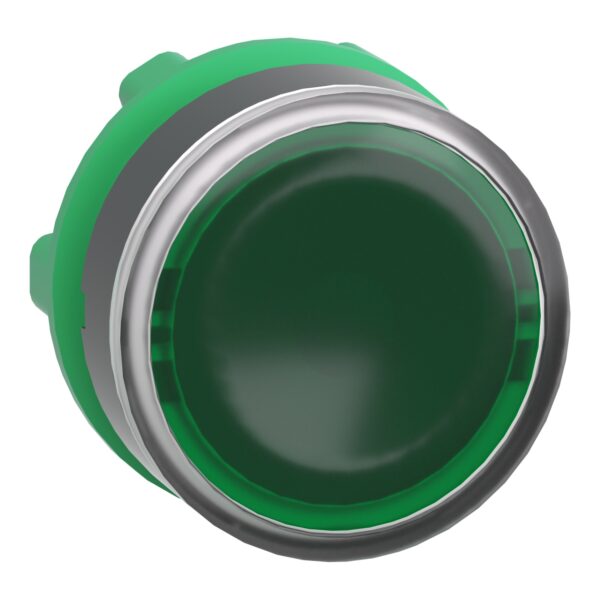 Головка зеленой кнопки 22 мм с подсветкой Schneider Electric ZB5AW333