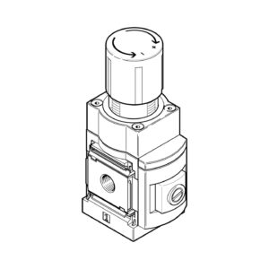 Прецизионный регулятор давления Festo MS6-LRP-1/2-D5-A8M-AS