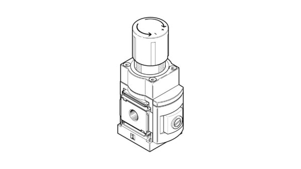 Прецизионный регулятор давления Festo MS6-LRP-1/2-D5-A8M-AS