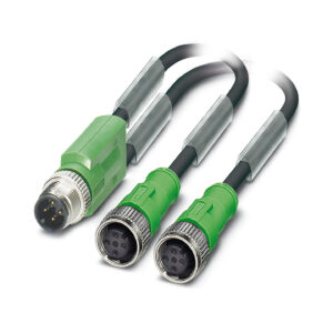 Кабель датчика/привода Phoenix Contact 1668962 SAC-4P-M12MS/ 2,0-PUR/M12FS